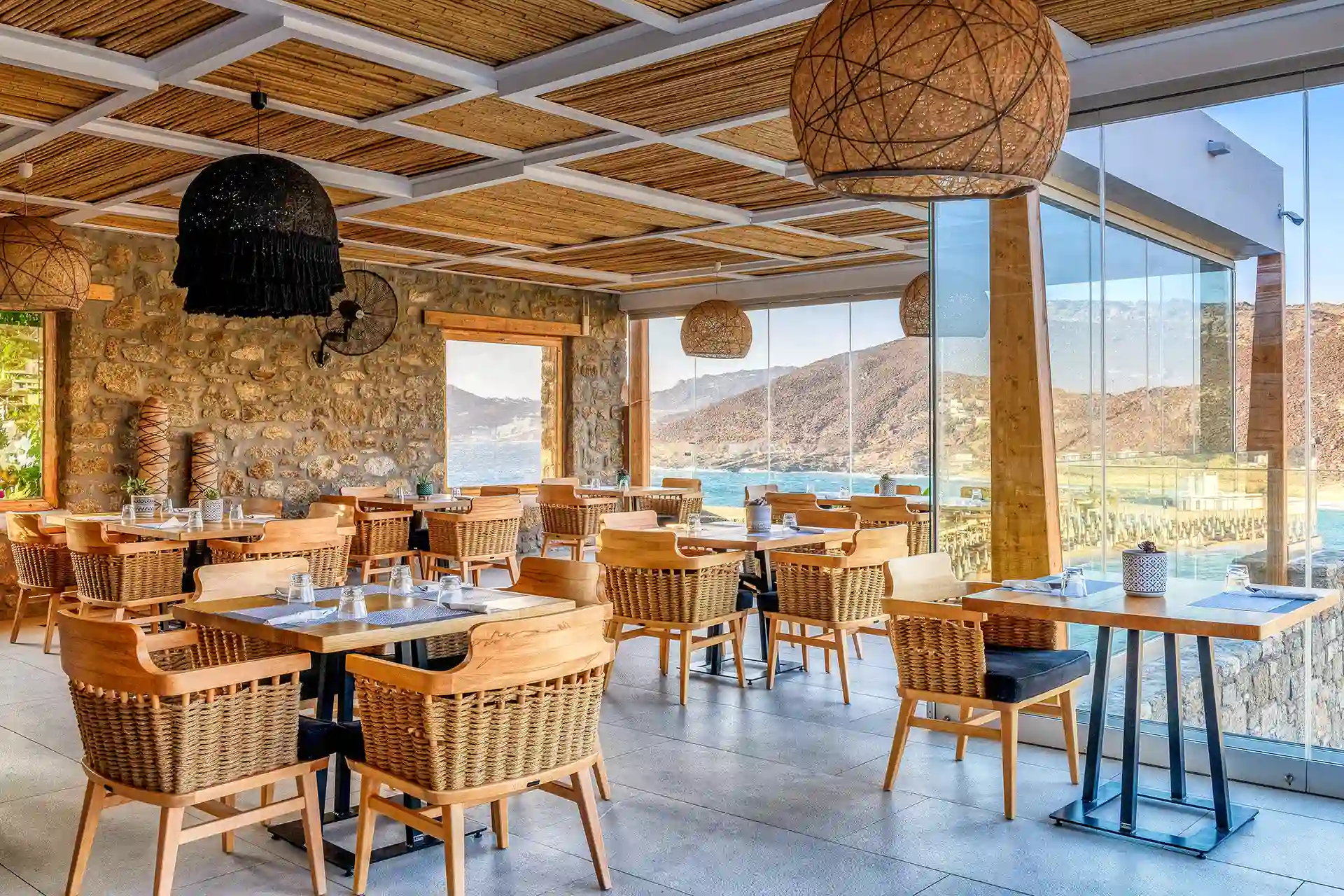 Panormos village Mykonos restaurant 