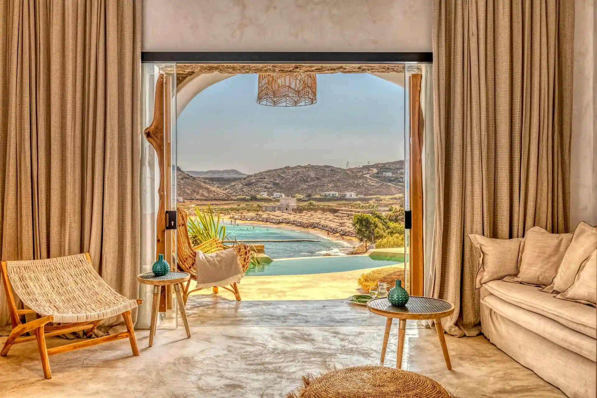 Master Suite with Private Heated Pool and Sea View