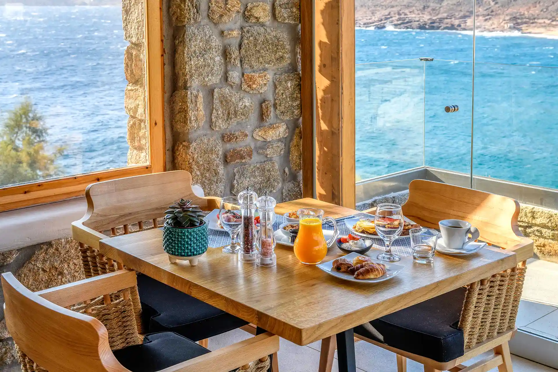 Panormos village tasty breakfast